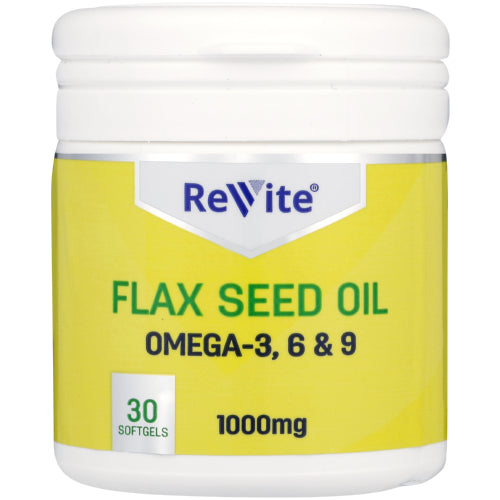 Revite Flax Seed 1G 30 Softgel Capsules