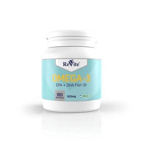 Revite Omega-3 500mg 180 Softgel Capsules