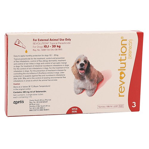 Revolution 1ml 10.1-20Kg 3 Red