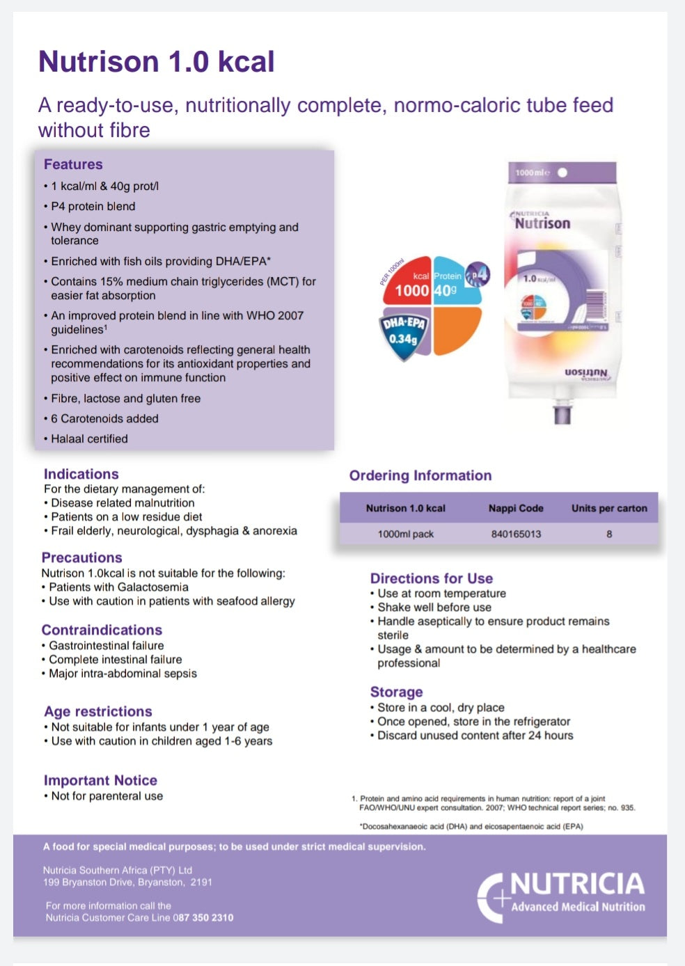 Nutrison Standard 1000ml