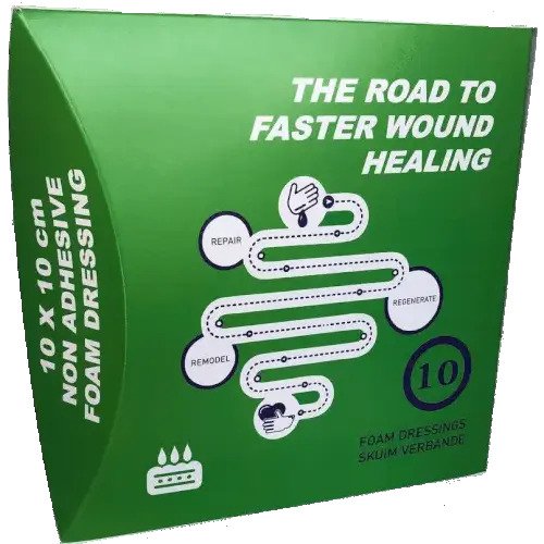 Skin Scripts Non Adhesive Foam Dressing 10