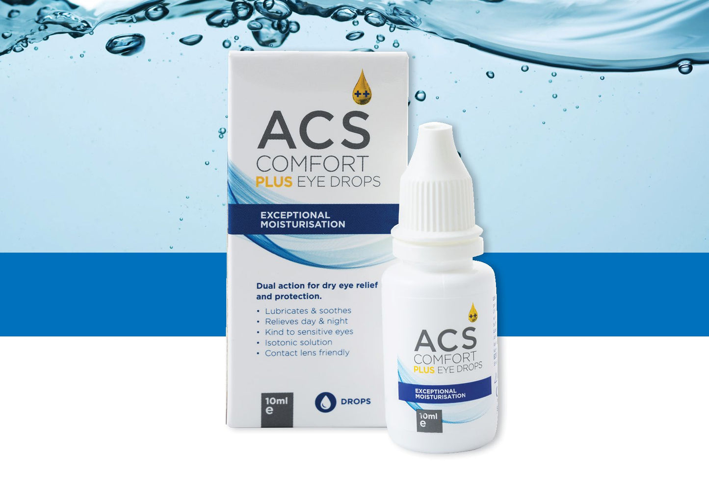 ACS Comfort Plus Eye Drops 10ml