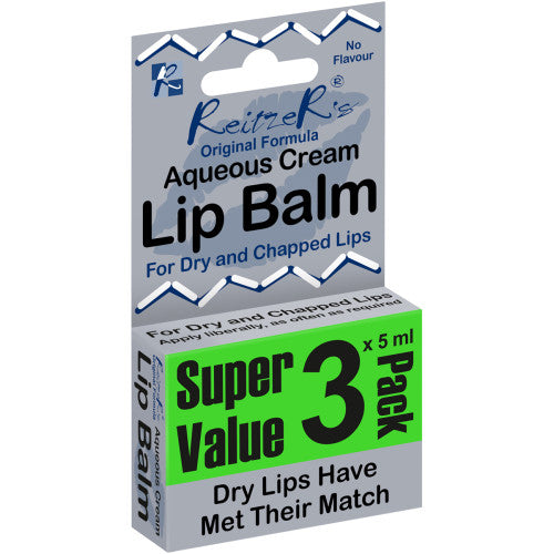Aqueous Lip Balm 5ml Reitzer 3 pack