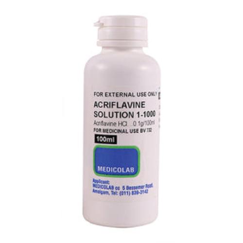 Acriflavine 1 -1000 Solution 100ml