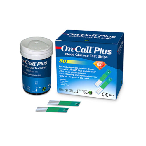On Call Plus/Ez Glucose Test Strips 50's