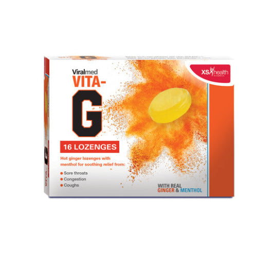 Viralmed Vita-G Ginger Lozenges 16 Lozenges