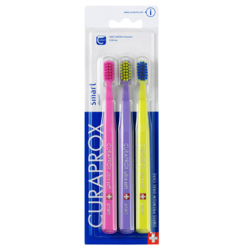 Curaprox Smart Triple Pack Toothbrushes