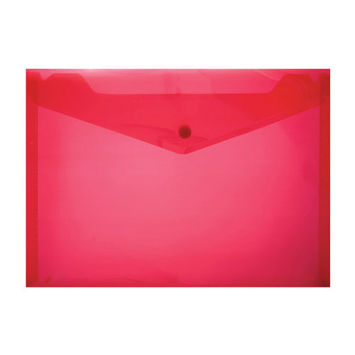 A4 Pvc Folder With Stud Red 180 Micron 12