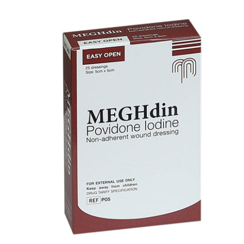 PVP Dressing Meghdin 5X5cm Non-adhesive 25