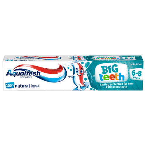 Aquafresh Toothpaste Big Teeth 50ml – Cura Pharm