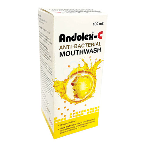 Andolex-C Anti-Bacterial Mouthwash 100ml Travel Pack