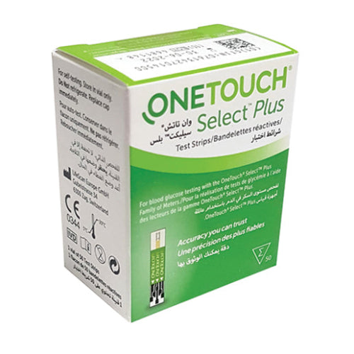 One Touch Select Plus Test Strips 50's