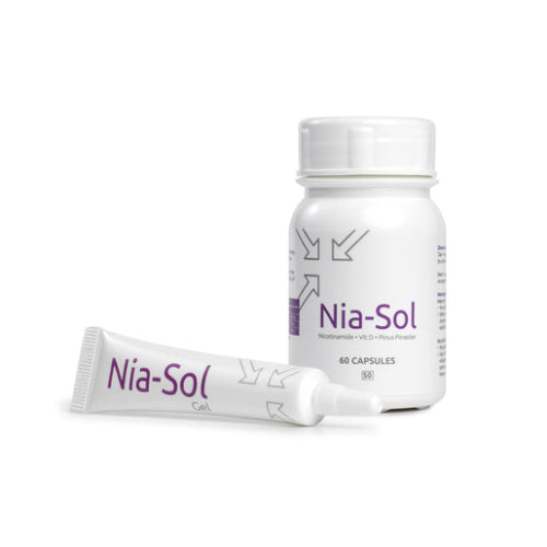 Nia-sol 60 Capsules + 9ml Gel Kit