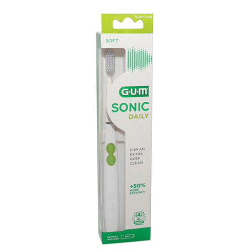 Gum Sonic Daily Toothbrush-White