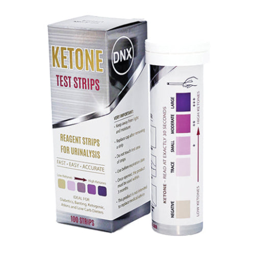 Ketone Test Strips Dnx 100's