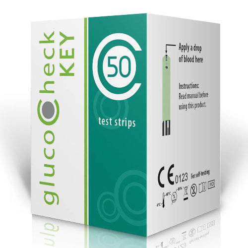 Glucocheck Key Glucose Test Strips 50