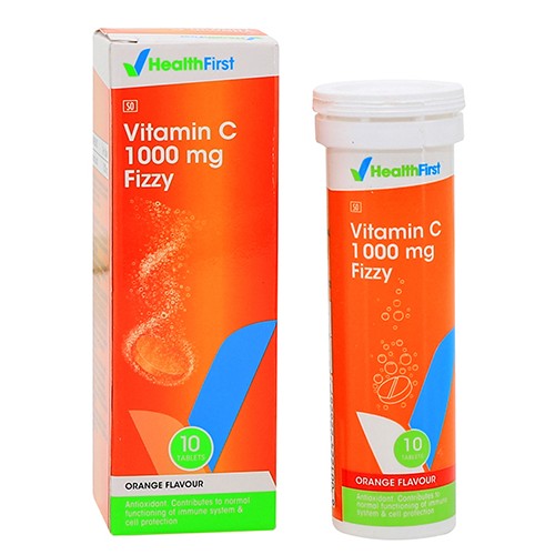 Health First Vitamin C 1000Mg Fizzy 10