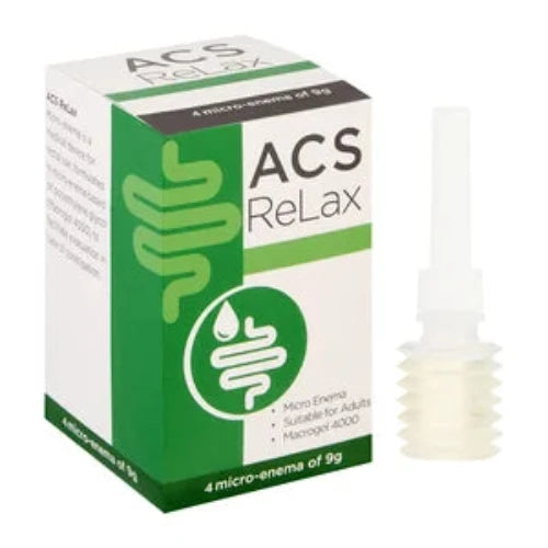 Acs Relax Micro Enema Adult 4x9g