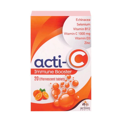 Acti-C Immune Booster 20 Effervescent Tablets Orange