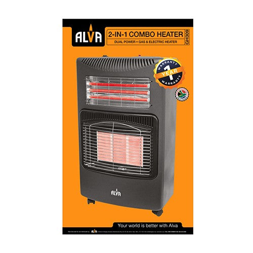 Alva Gas & Electric Dual Indoor Heater Cura Pharm
