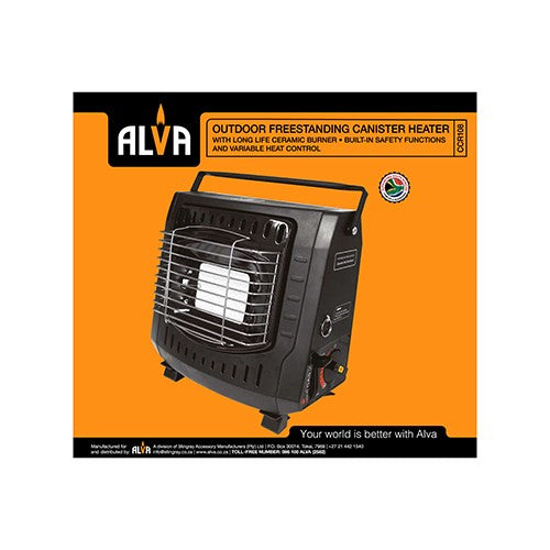 Alva Outdoor Butane Canister Mini Heater Cura Pharm