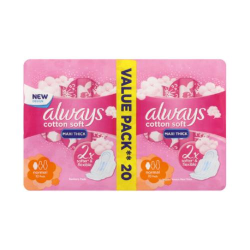 Always Maxi Soft Normal Duo 20