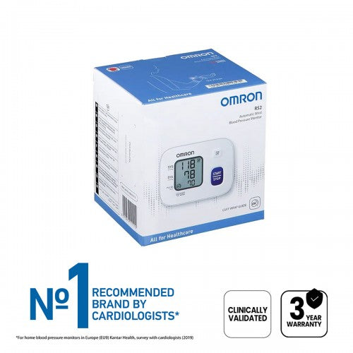 Blood Pressure Wrist Omron Rs2 Montior