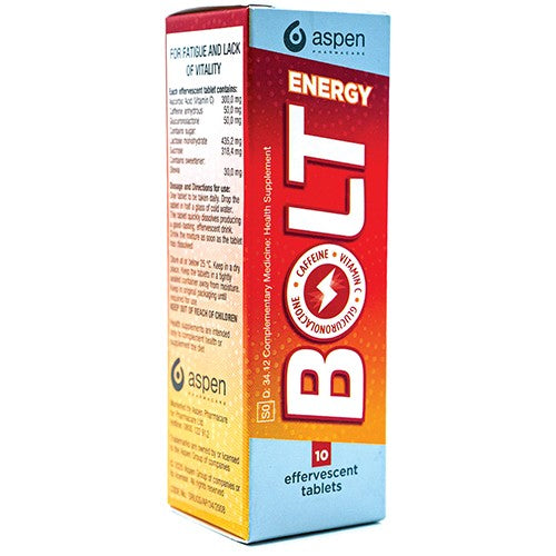 Bolt Energy Effervescent Tablets 10