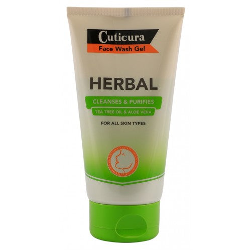 Cuticura Herbal Face Wash 150ml Cura Pharm cuticura-herbal-face-wash-150ml-cura-pharm