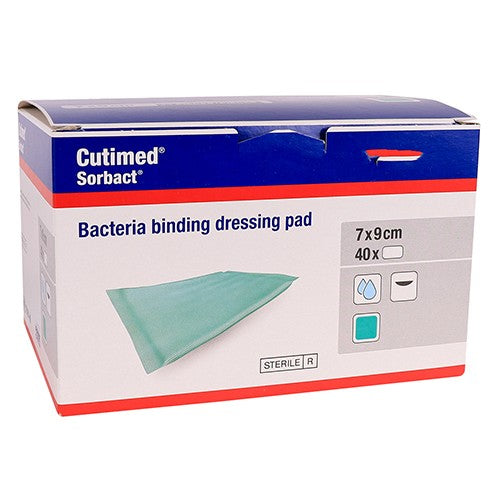 Cutimed Sorbact Dressing Pads 7 X 9cm 40