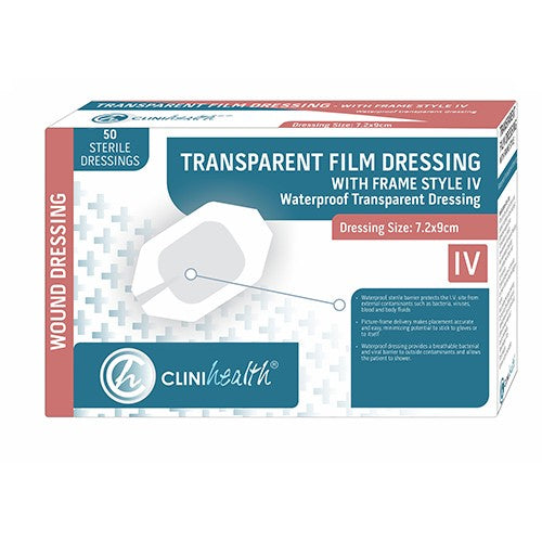 Dressing Transparent Film Iv 7.2X9cm 50