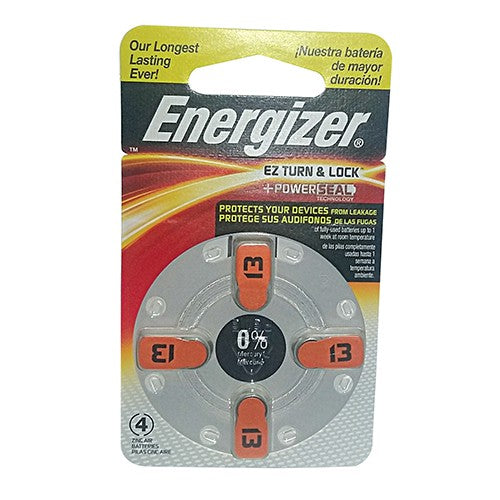Energizer Z/M Hearing Aid Batteries 13 4Eax10X10
