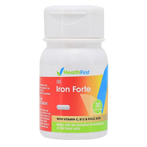 Health First Iron Forte Supplement Capsules 30