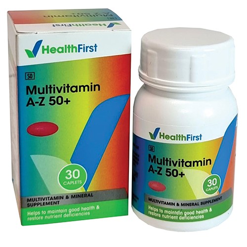 Health First Multivitamin A-Z 50+ 30 Capsules