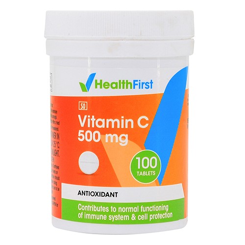 Health First Vitamin C 500Mg 100 Tablets