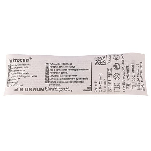 Introcan FEP 22Gx25mm Blue 1