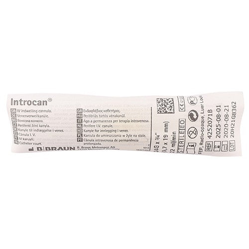 Introcan FEP 24Gx19mm Yellow 1