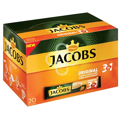 Jacobs Instant Coffee Stick 3 In 1 20 Cura Pharm