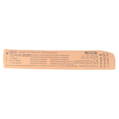 Jelco Radiopaque 14G Orange 1