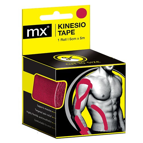Kinesio Tape Mx Red 5cmx5m 1