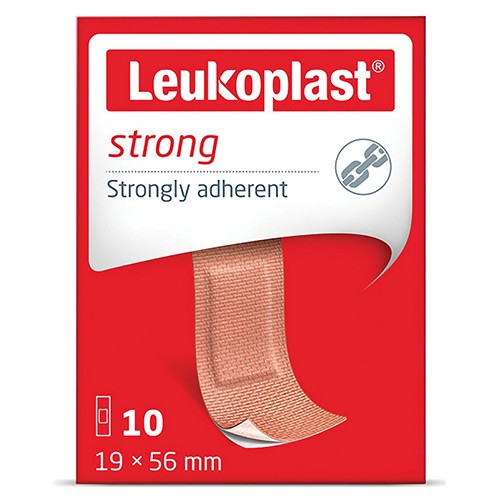 Leukoplast Strong 19X56mm Tan 10