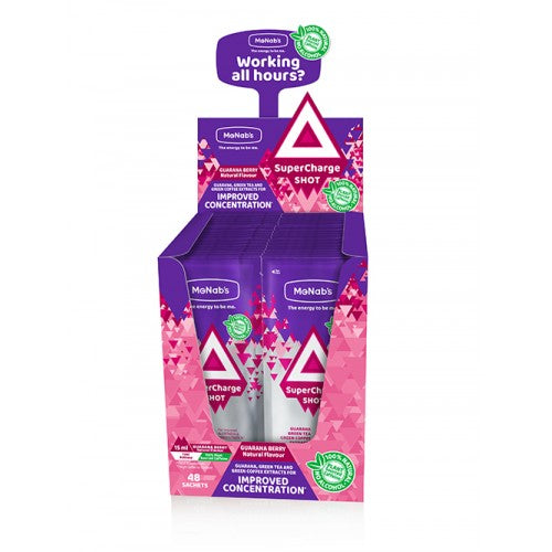 Mcnabs Supercharge Liquid Energy Sachet 48 Cura Pharm