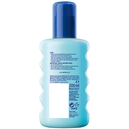 Nivea Sun After Sun Moisture Spray 200ml Cura Pharm