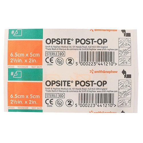 Opsite Post-Op Dressing 6.5x5.0cm 100s