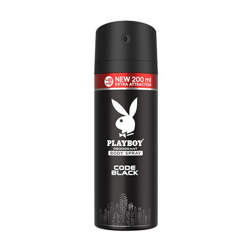 Playboy Deodorant Code Black 200ml