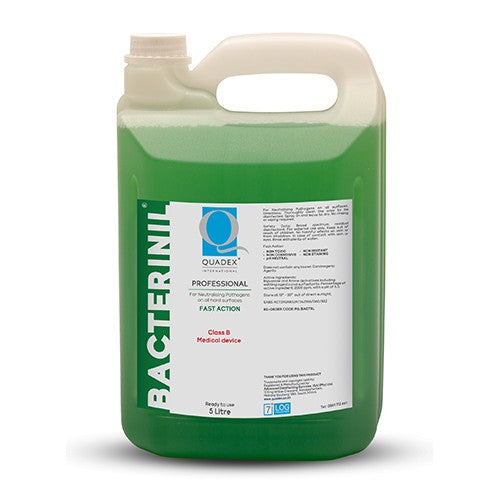 Quadex Bacterinil Solution Surface Disinfectant 5L