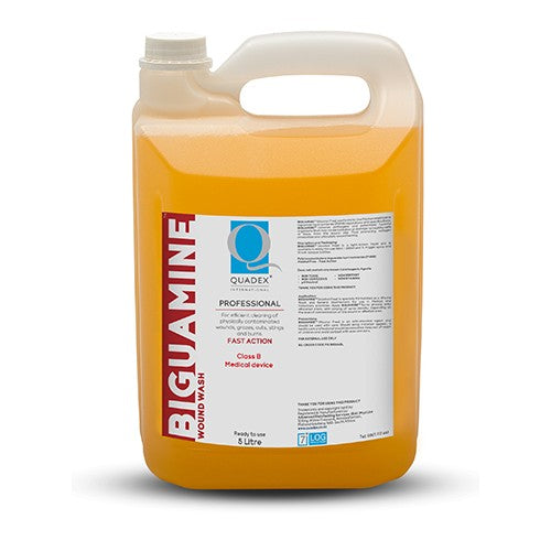Quadex Biguamine Wound Wash & Cleanser 5L