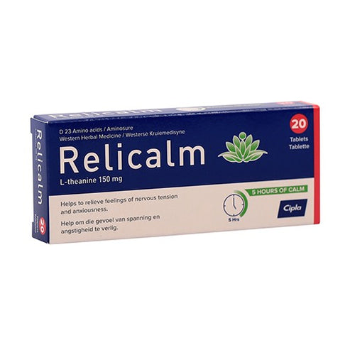 Relicalm 20 Tablets – Cura Pharm