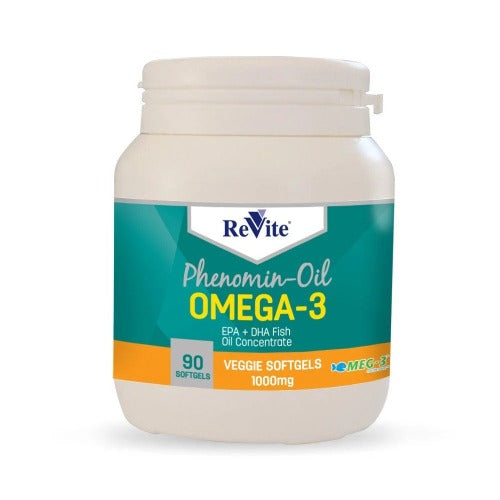 Revite Organo Omega 3 1000Mg VegiCapsules 90