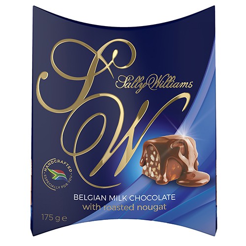 Sally Williams Belgian Milk Chocolate Roast Nougat 175g
